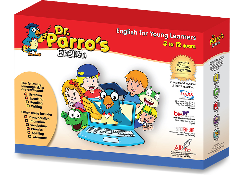 Set Buku Dr Parro - Program Bahasa Inggeris Interaktif